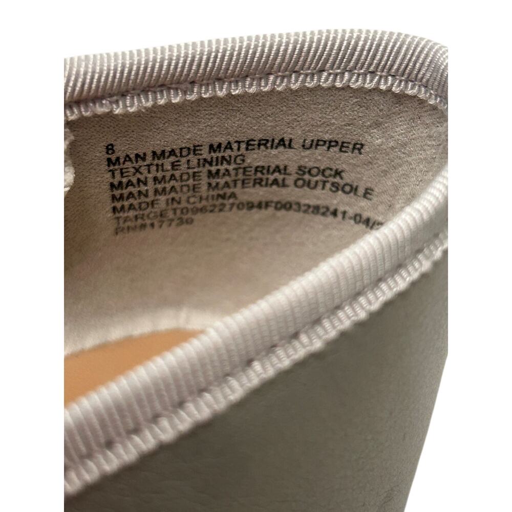NWT a. new day Jackie Silver Memory Foam Classic Slip On Ballet Flats-Size 8* - Picture 6 of 10